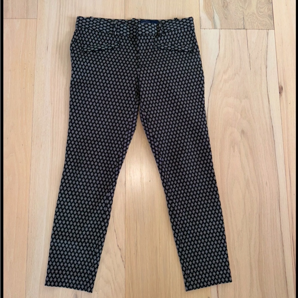 GAP Black and White Patterned Trousers